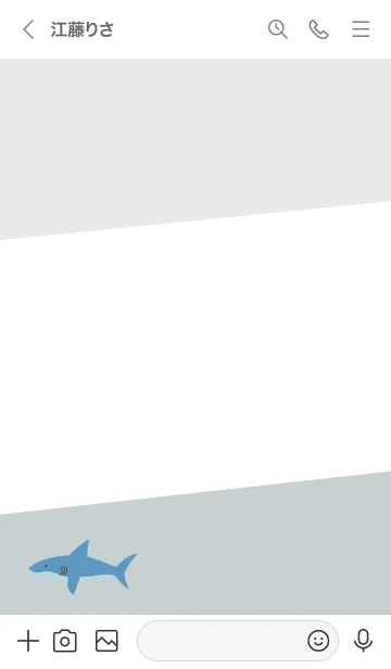 [LINE着せ替え] サメ 3色 1の画像3