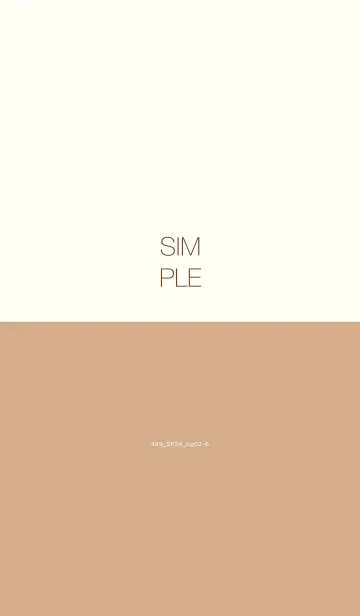 [LINE着せ替え] 489_24_ベージュ2-6の画像1