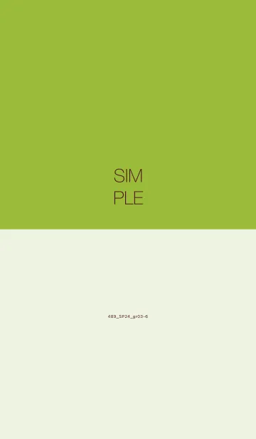 [LINE着せ替え] 489_24_グリーン3-6の画像1