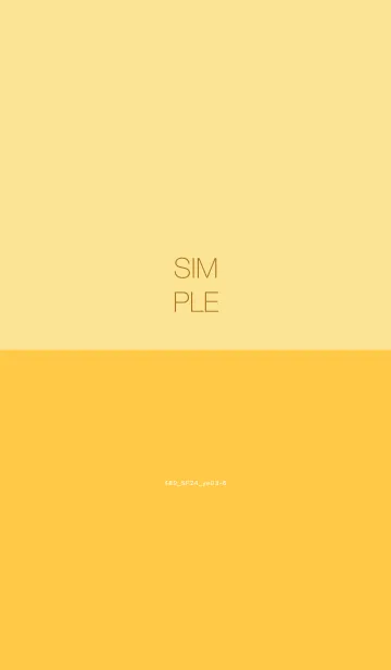 [LINE着せ替え] 489_24_イエロー3-6の画像1