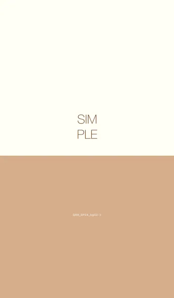 [LINE着せ替え] Q89_24_ベージュ2-3の画像1