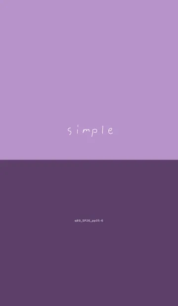 [LINE着せ替え] q89_26_パープル5-6の画像1