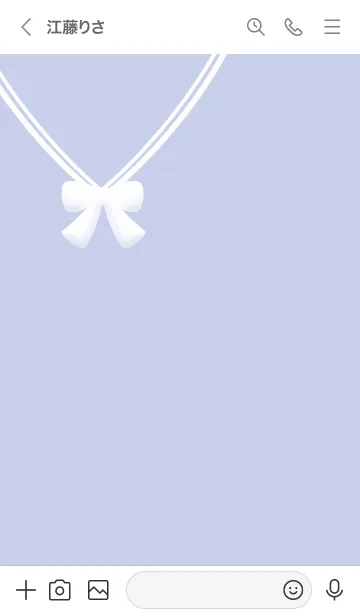 [LINE着せ替え] セーラーリボン♥ウィスタリア05_1の画像3