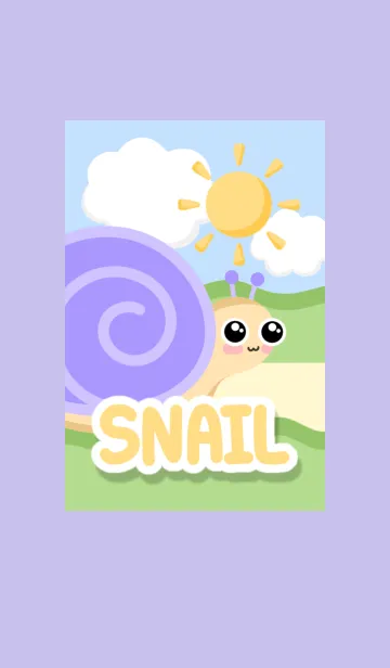 [LINE着せ替え] Snail - Cute Snailの画像1