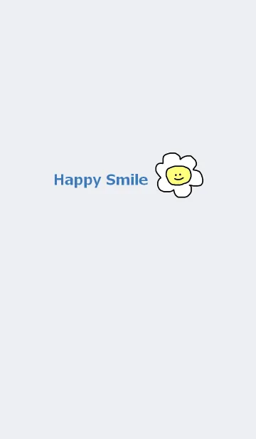 [LINE着せ替え] Happy_Smile (blue)の画像1