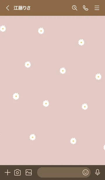 [LINE着せ替え] Daisy Days :dustypinkの画像3