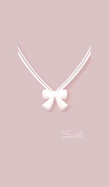 [LINE着せ替え] セーラーリボン♥ピンク03_1の画像1