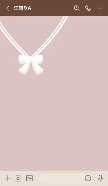 [LINE着せ替え] セーラーリボン♥ピンク03_1の画像3