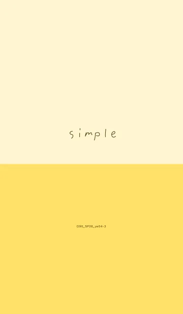 [LINE着せ替え] D90_26_イエロー4-3の画像1