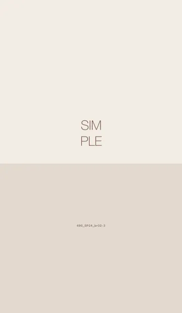 [LINE着せ替え] 490_24_ブラウン2-3の画像1