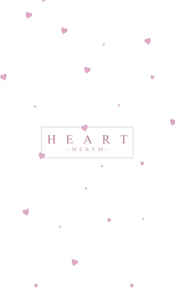 HEART Pink-MEKYM 25の着せ替えメイン画像