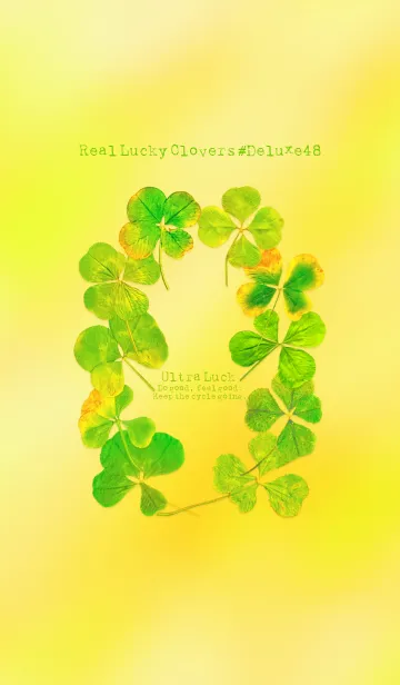 [LINE着せ替え] 本物ラッキークローバーズ #Deluxe48の画像1