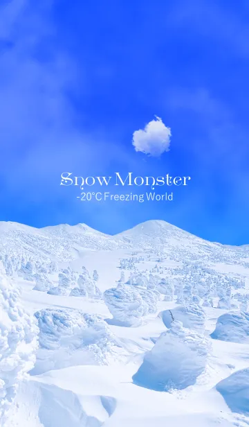 [LINE着せ替え] SnowMonster -20℃の氷結世界の画像1