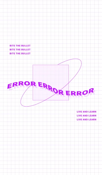 [LINE着せ替え] trial and error - 03 - 86 - Purpleの画像1