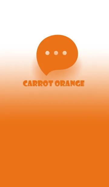 [LINE着せ替え] Carrot Orange & White Theme V.2 (JP)の画像1