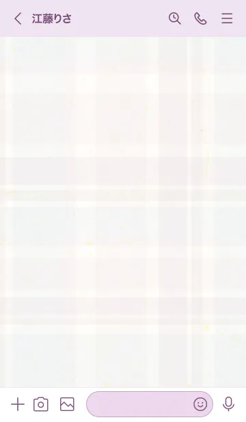 [LINE着せ替え] チェックくすみカラー16の画像2