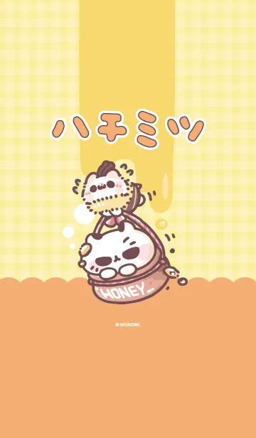 [LINE着せ替え] Akunya and Maonya's honeyの画像1