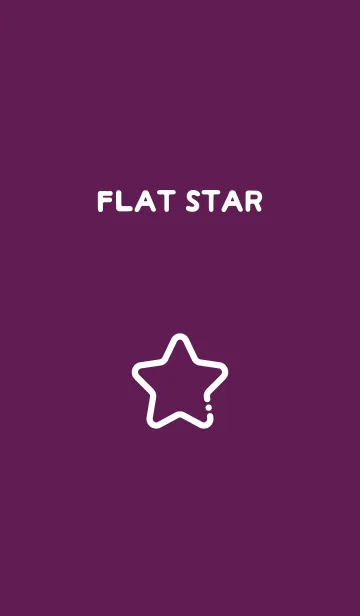 [LINE着せ替え] FLAT STAR / Mulberryの画像1