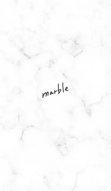 [LINE着せ替え] simple marble3♦ホワイト01_1の画像1