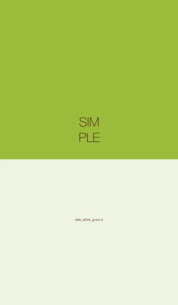 [LINE着せ替え] 490_24_グリーン3-6の画像1