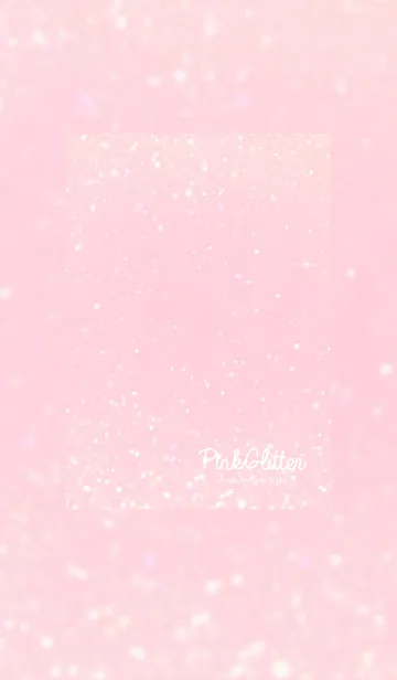 [LINE着せ替え] ピンクグリッター／ナチュラルスタイルの画像1