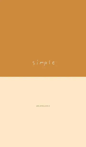 [LINE着せ替え] q90_26_ブラウン4-6の画像1