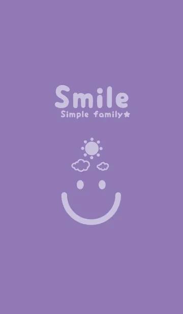 [LINE着せ替え] スマイル＆SUN ヘリオトロープの画像1