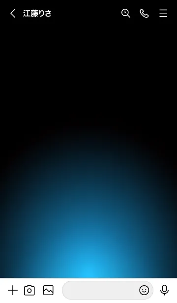 [LINE着せ替え] DODGER BLUE LIGHT ICON THEME 2の画像3