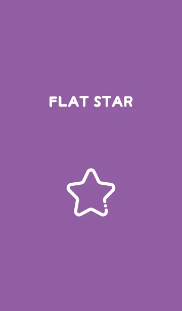 [LINE着せ替え] FLAT STAR / Mauveの画像1