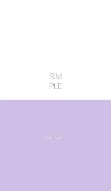 [LINE着せ替え] Q90_24_パープル4-9の画像1