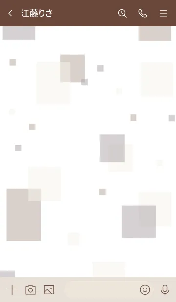 [LINE着せ替え] 大人シンプル四角7の画像3