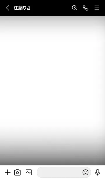 [LINE着せ替え] White And Black V.2 (JP)の画像3