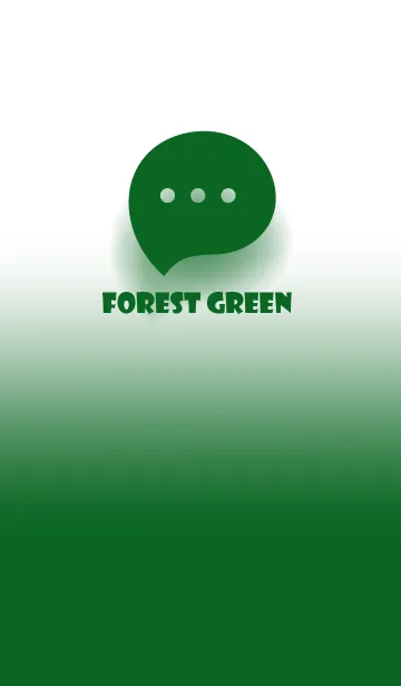 [LINE着せ替え] Forest Green & White Theme V.2 (JP)の画像1