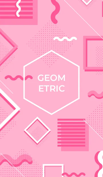 [LINE着せ替え] Geometric Cotton Candy 4の画像1