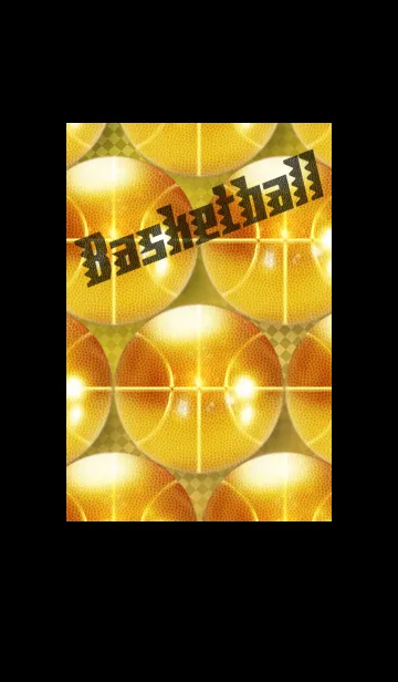 [LINE着せ替え] バスケットボール Basketball Gold 金色2の画像1