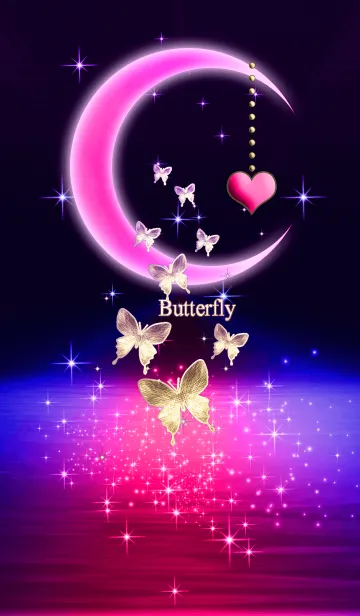 [LINE着せ替え] きらきら♡幸運を呼び込む八蝶*158の画像1