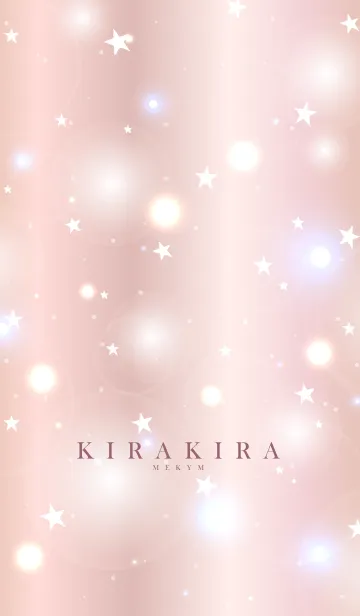 [LINE着せ替え] KIRAKIRA STAR-PINK GOLD 8の画像1