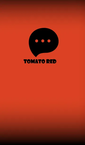 [LINE着せ替え] Tomato Red And Black V.2 (JP)の画像1