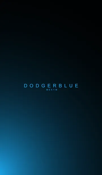 [LINE着せ替え] DODGERBLUELIGHT -MEKYM-の画像1