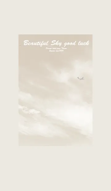 [LINE着せ替え] Beautiful sky good luck3の画像1