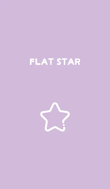 [LINE着せ替え] FLAT STAR / Lilacの画像1