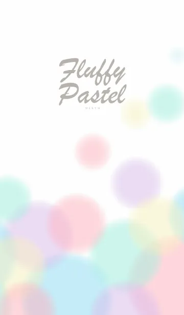 [LINE着せ替え] Fluffy Pastel-MEKYM 29の画像1