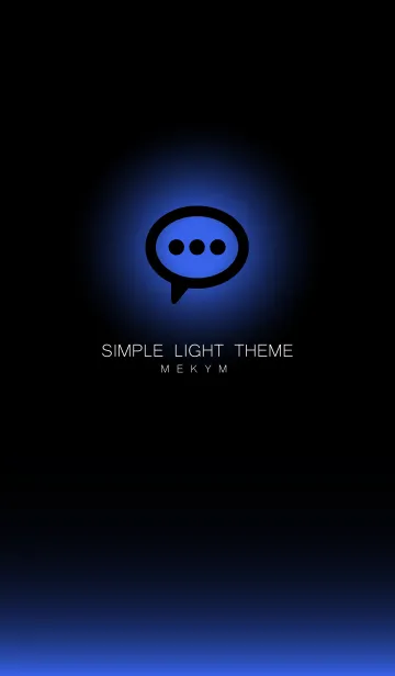 [LINE着せ替え] SIMPLE LIGHT ICON-GRADATION 12の画像1