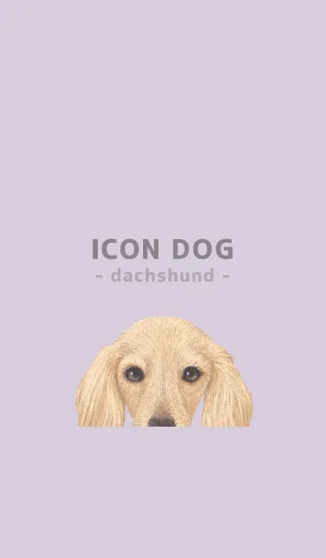 [LINE着せ替え] ICON DOG - ダックスフンド - PASTEL PL/09の画像1