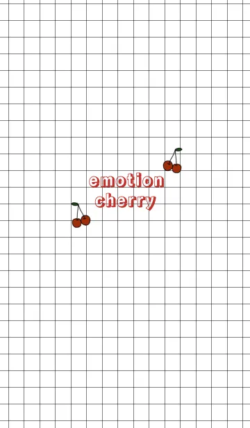 [LINE着せ替え] emotion cherry #redの画像1