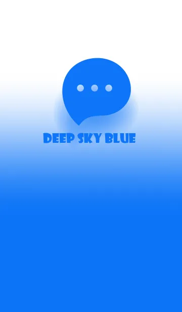 [LINE着せ替え] Deep Sky Blue & White Theme V.2 (JP)の画像1