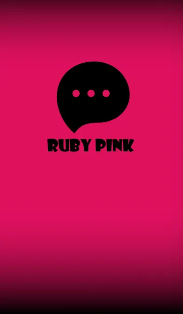 [LINE着せ替え] Ruby Pink And Black V.2 (JP)の画像1