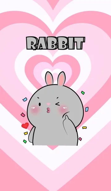 [LINE着せ替え] Love  Rabbit  In Love Theme (JP)の画像1