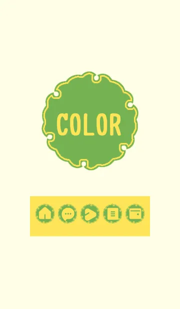 [LINE着せ替え] yellow color G07の画像1