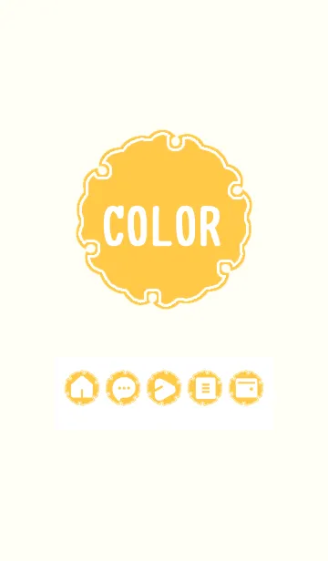 [LINE着せ替え] yellow color G08の画像1